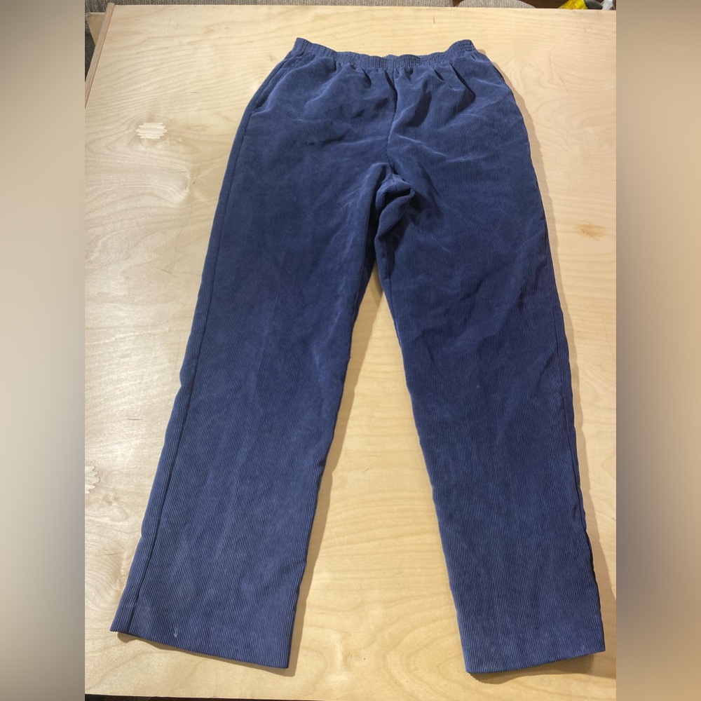 Alfred  Dunner Pull On Corduroy Pants Size 12 (KD) - Picture 3 of 15